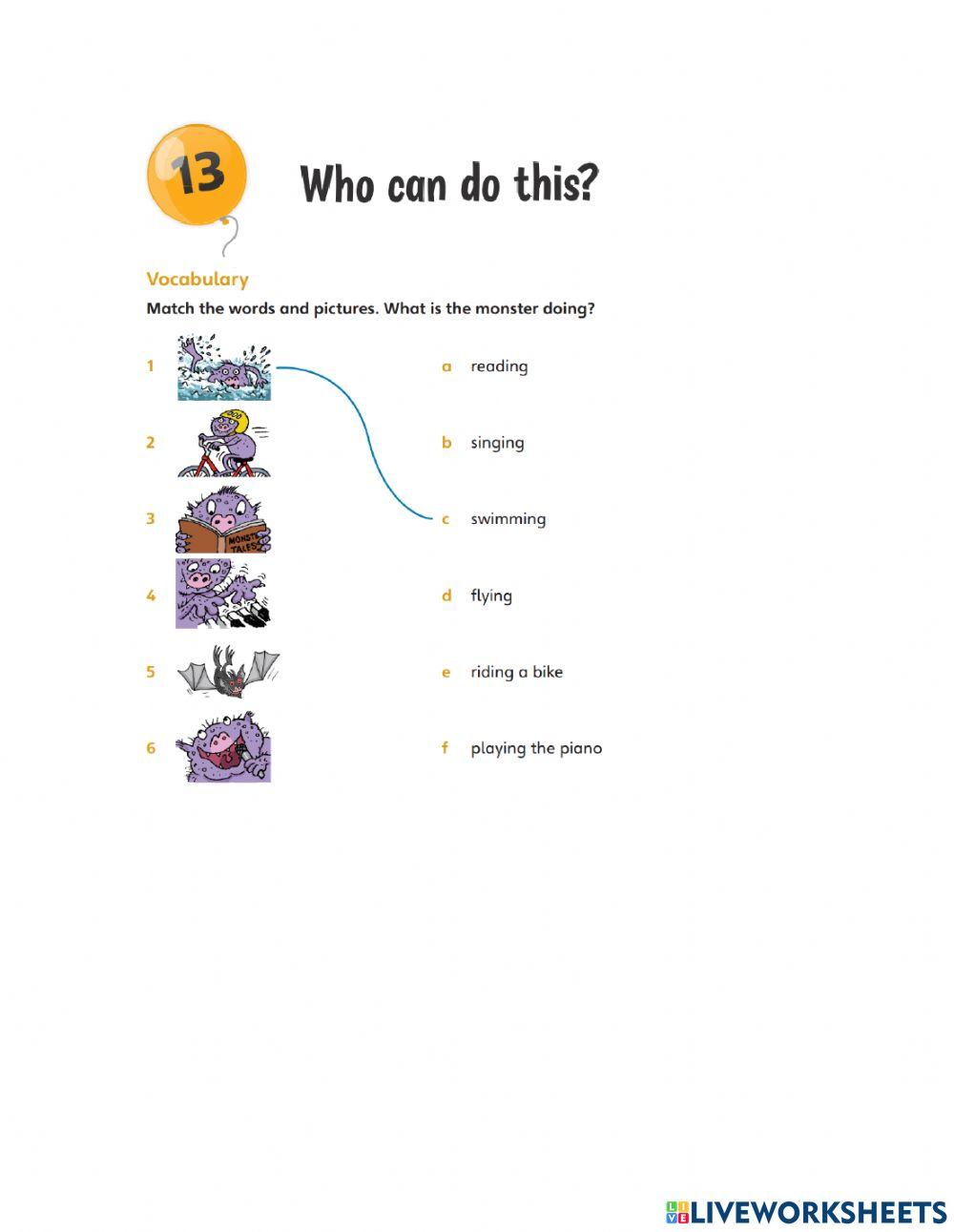 Unit 13: Who can do this?