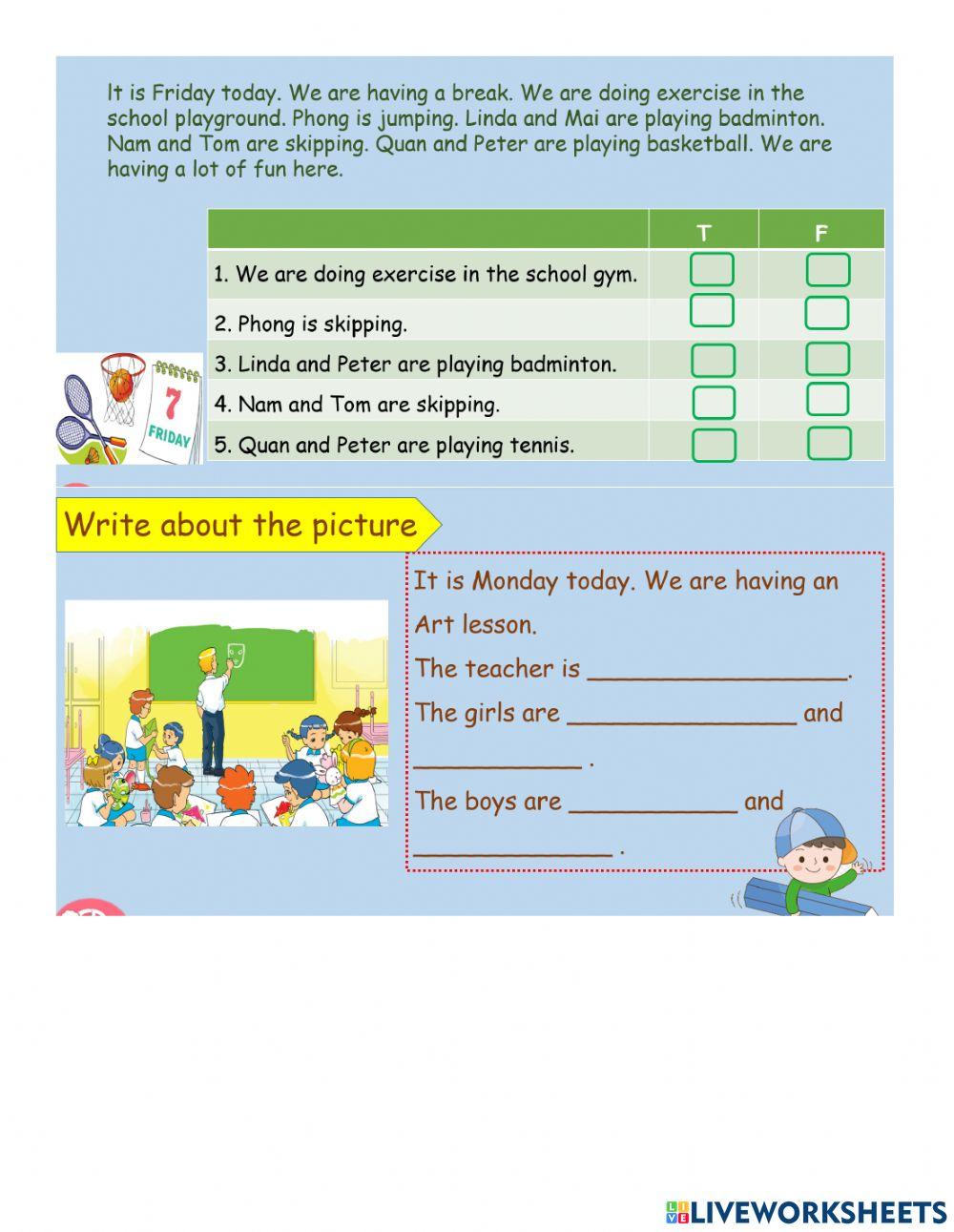 Unit 9-What are they doing?