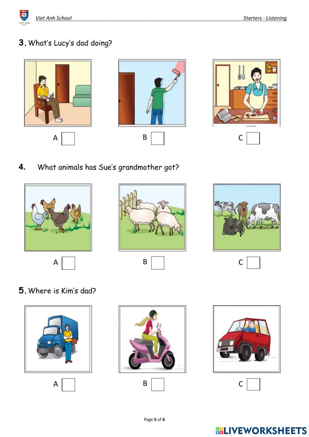 Starters listening 03