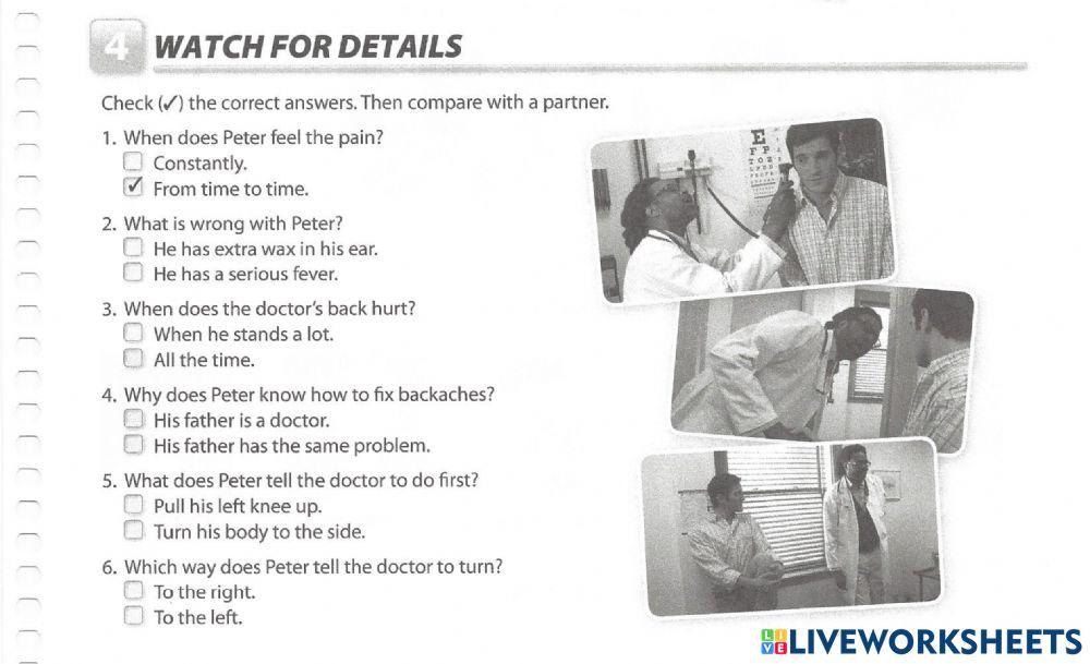 Interchange 0 unit 12 video 4 worksheet live worksheets