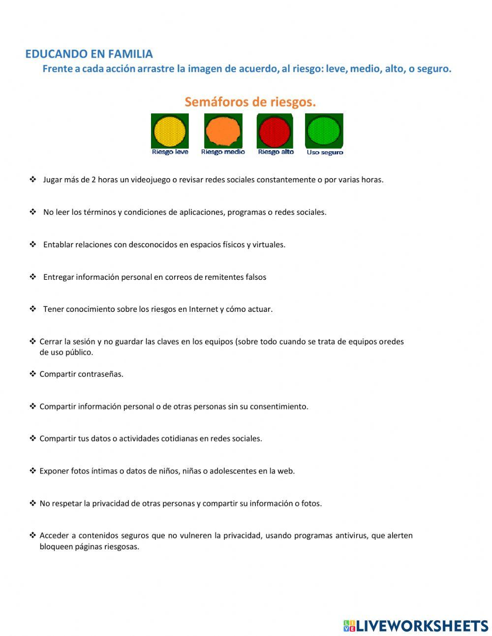 Promoción de derechos en el uso seguro del internet