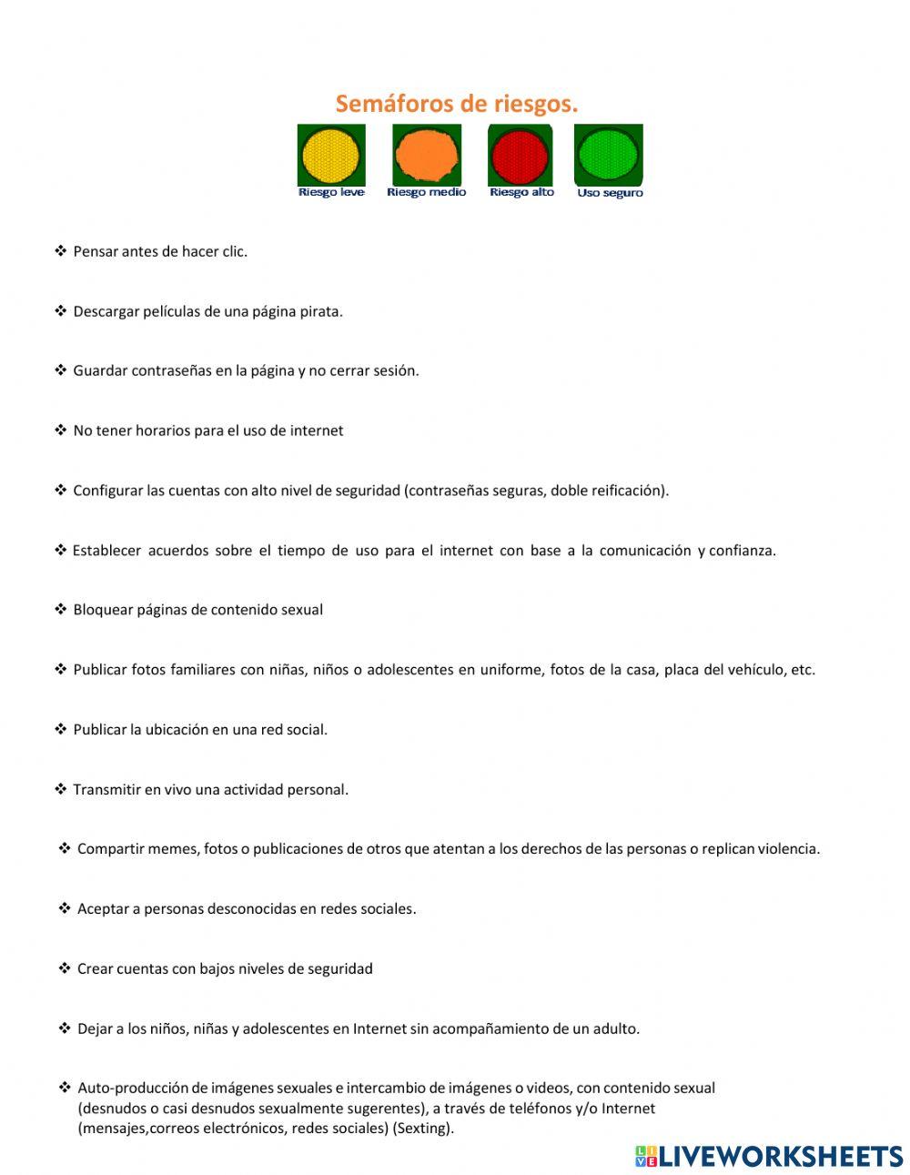 Promoción de derechos en el uso seguro del internet