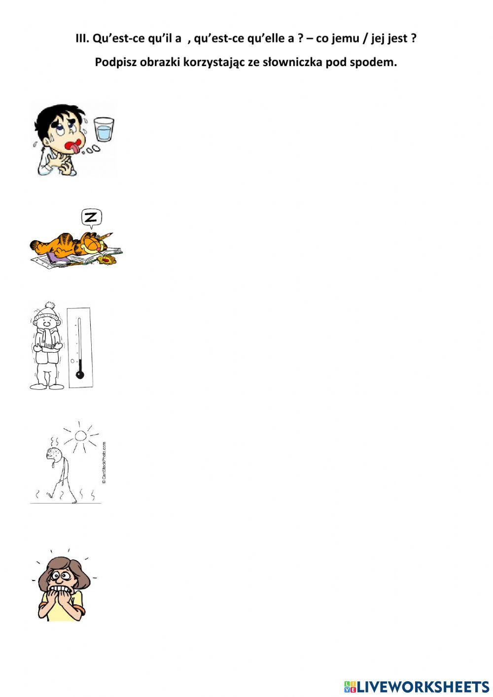 Le temps et les expressions avec AVOIR