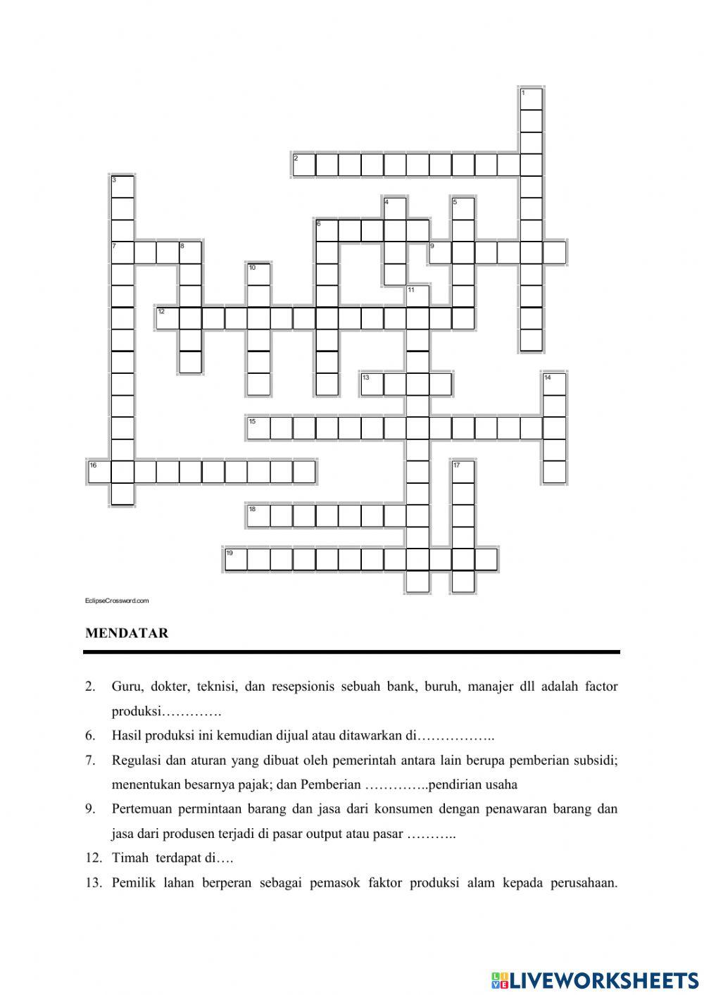 Crossword ips
