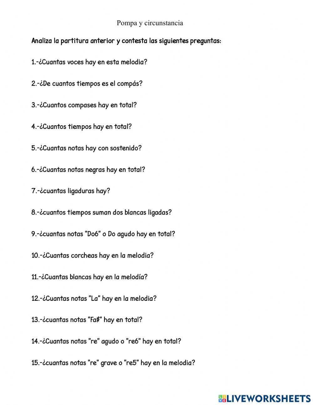 Analisis de un mapa musical.