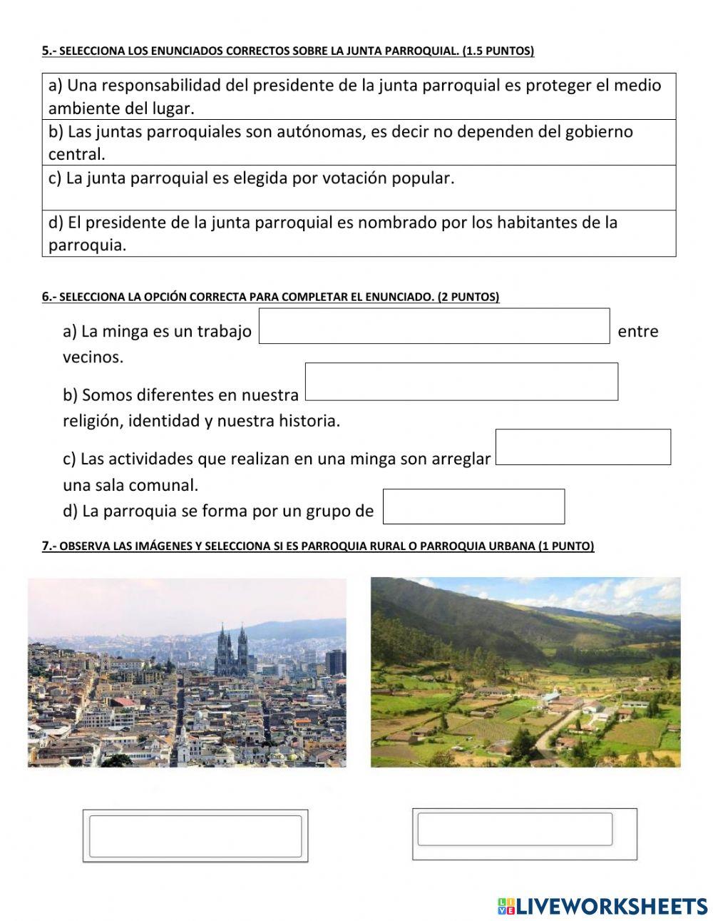 Examen del Primer Parcial 2do Quimestre