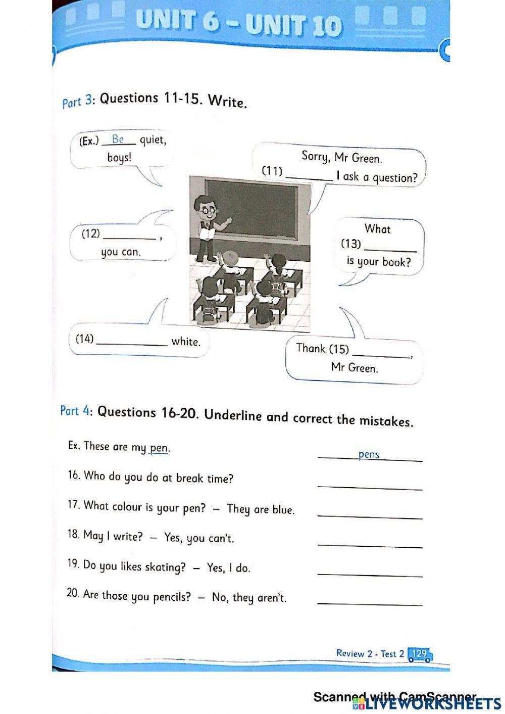 Grade 3 - review 1st semester