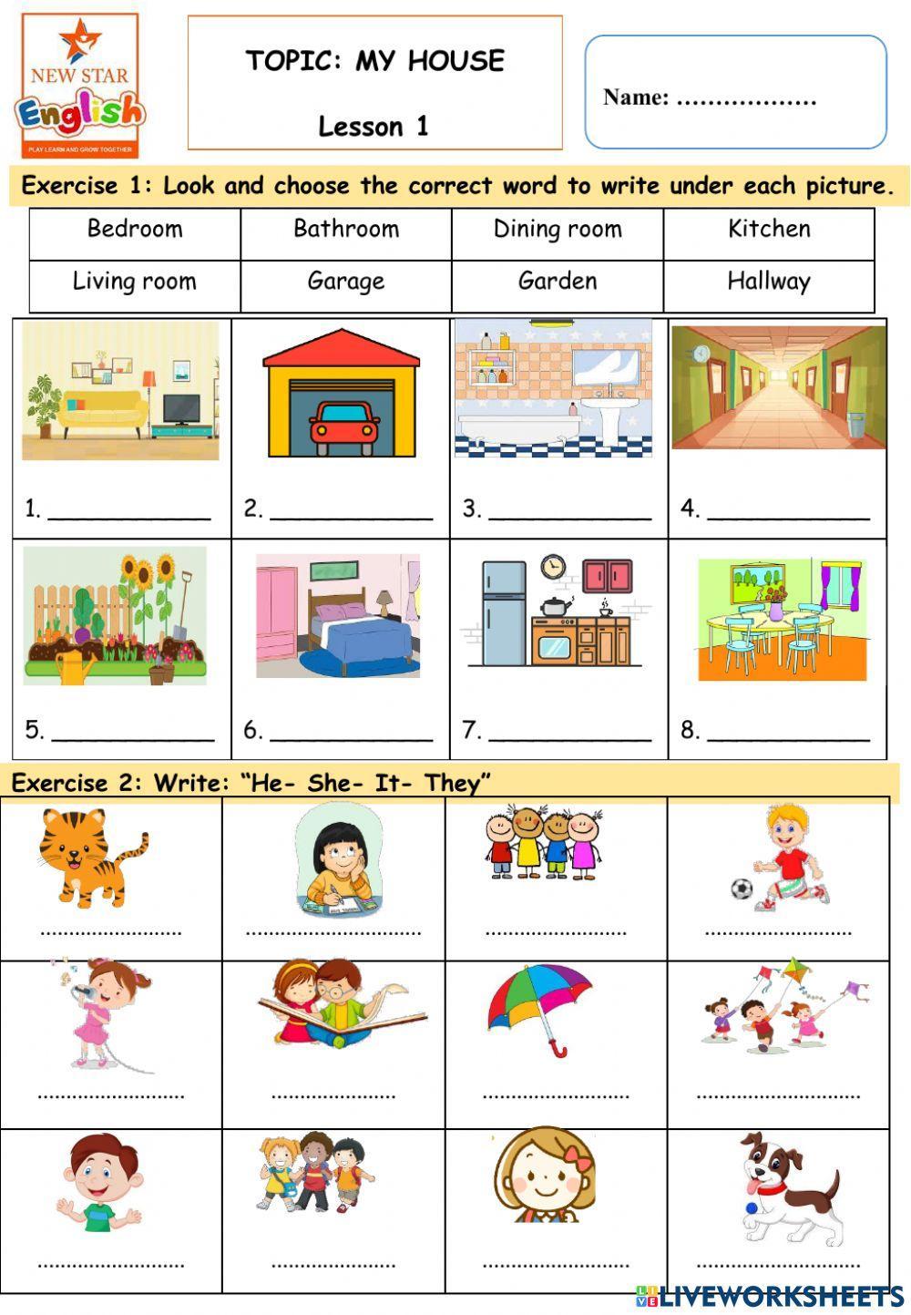 Po3- My house- Lesson 1