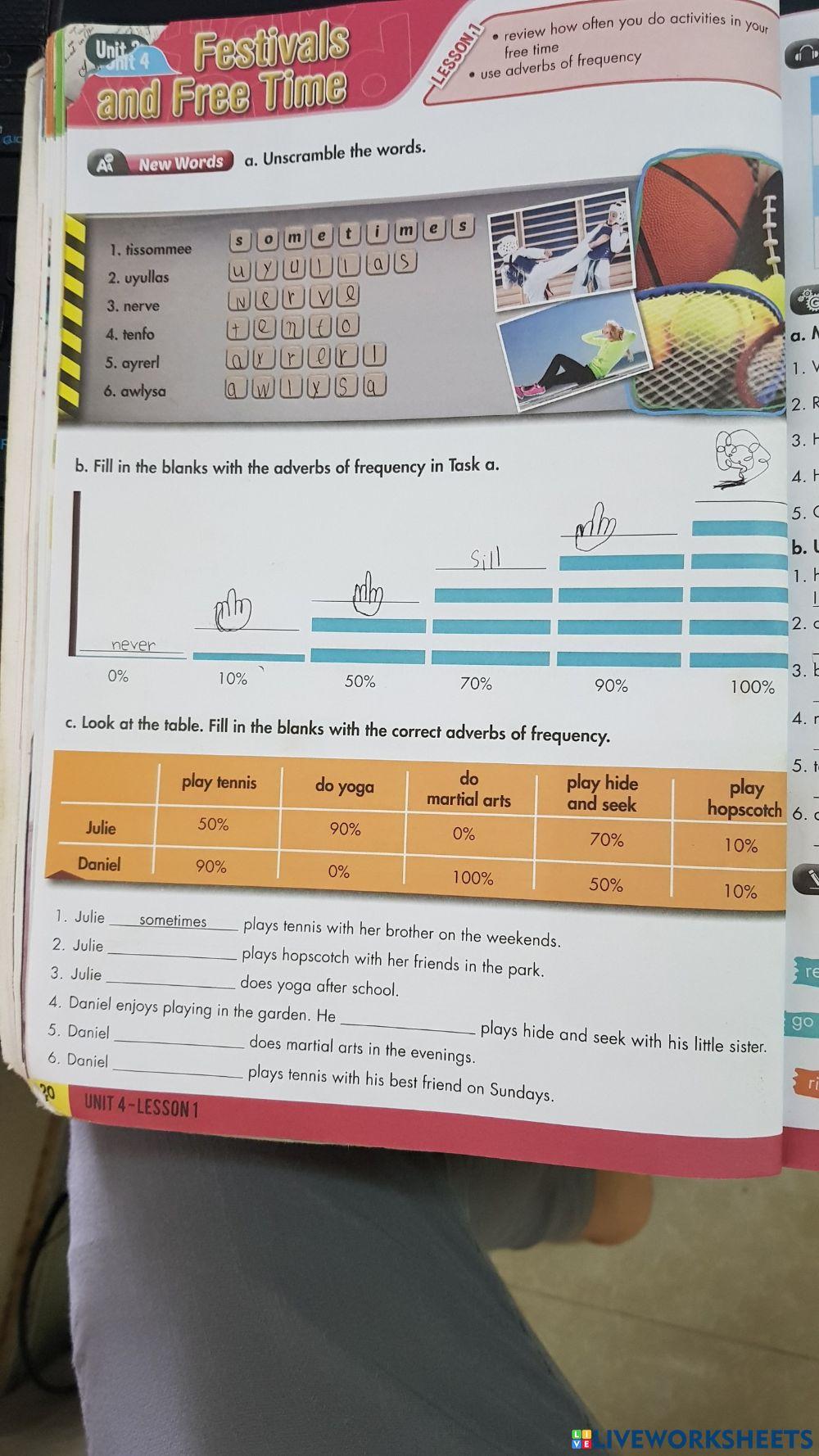 Grade 6 - Unit 4 - lesson 1.1