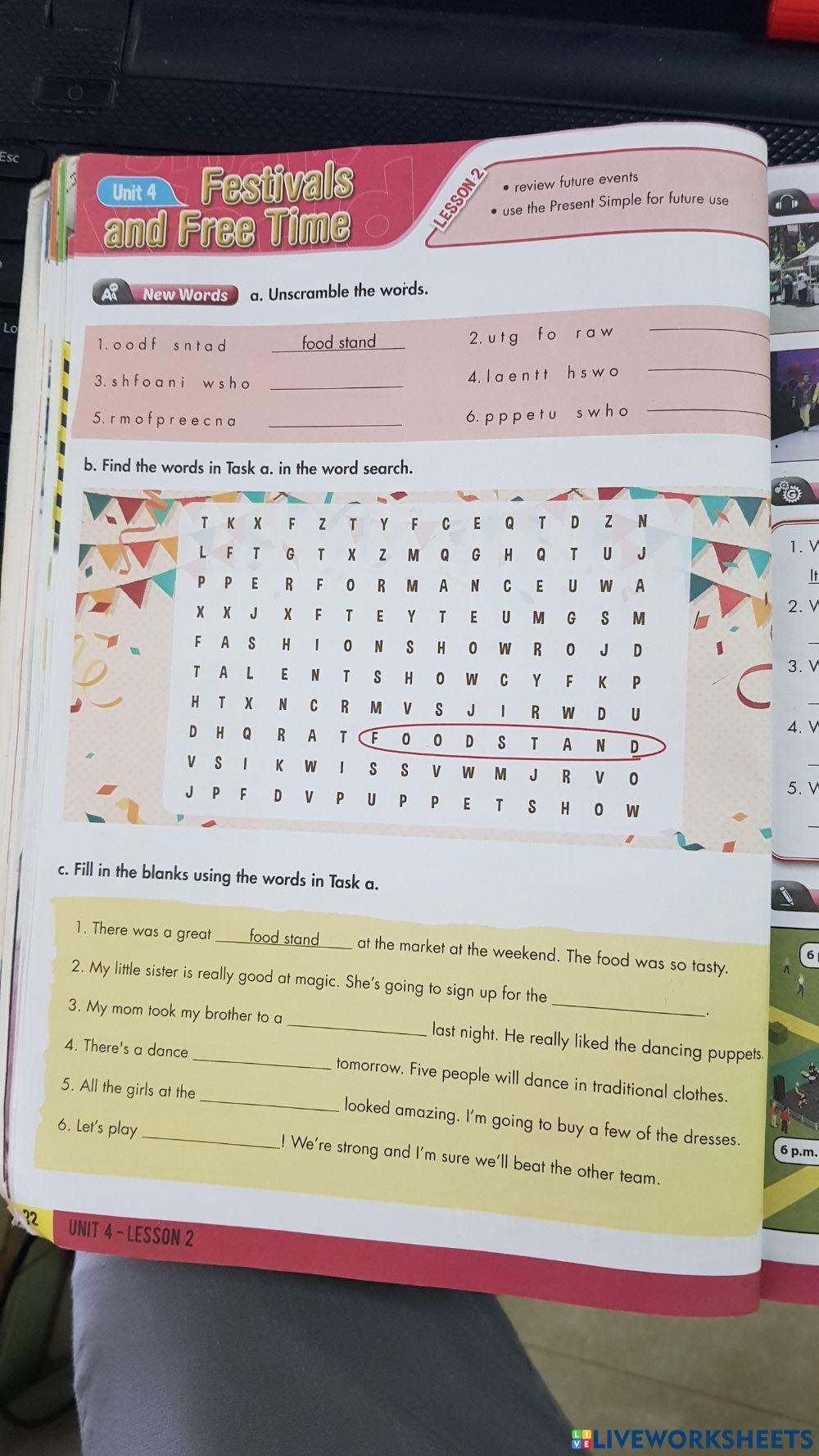 Grade 6 - Unit 4 - lesson 2.1
