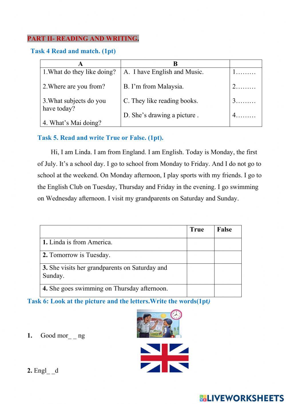 Đề thi cuối kì 1 lớp 4