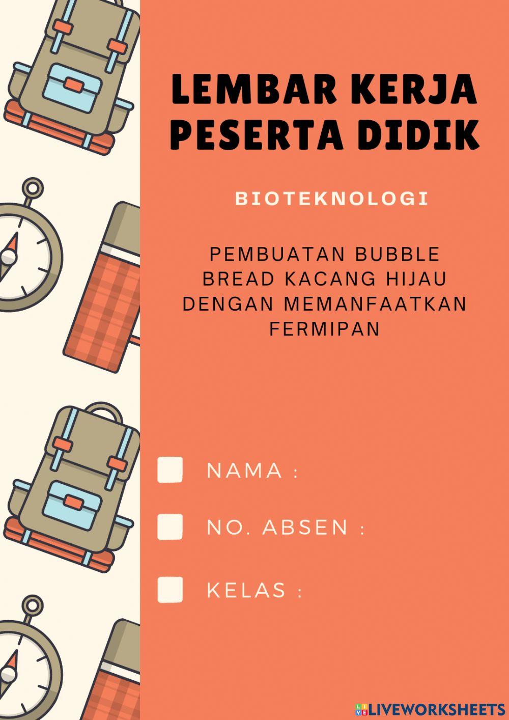 Lembar kerja peserta didik
