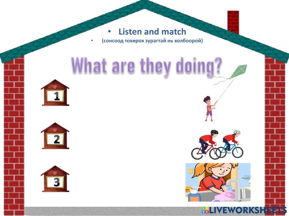 What are they doing?