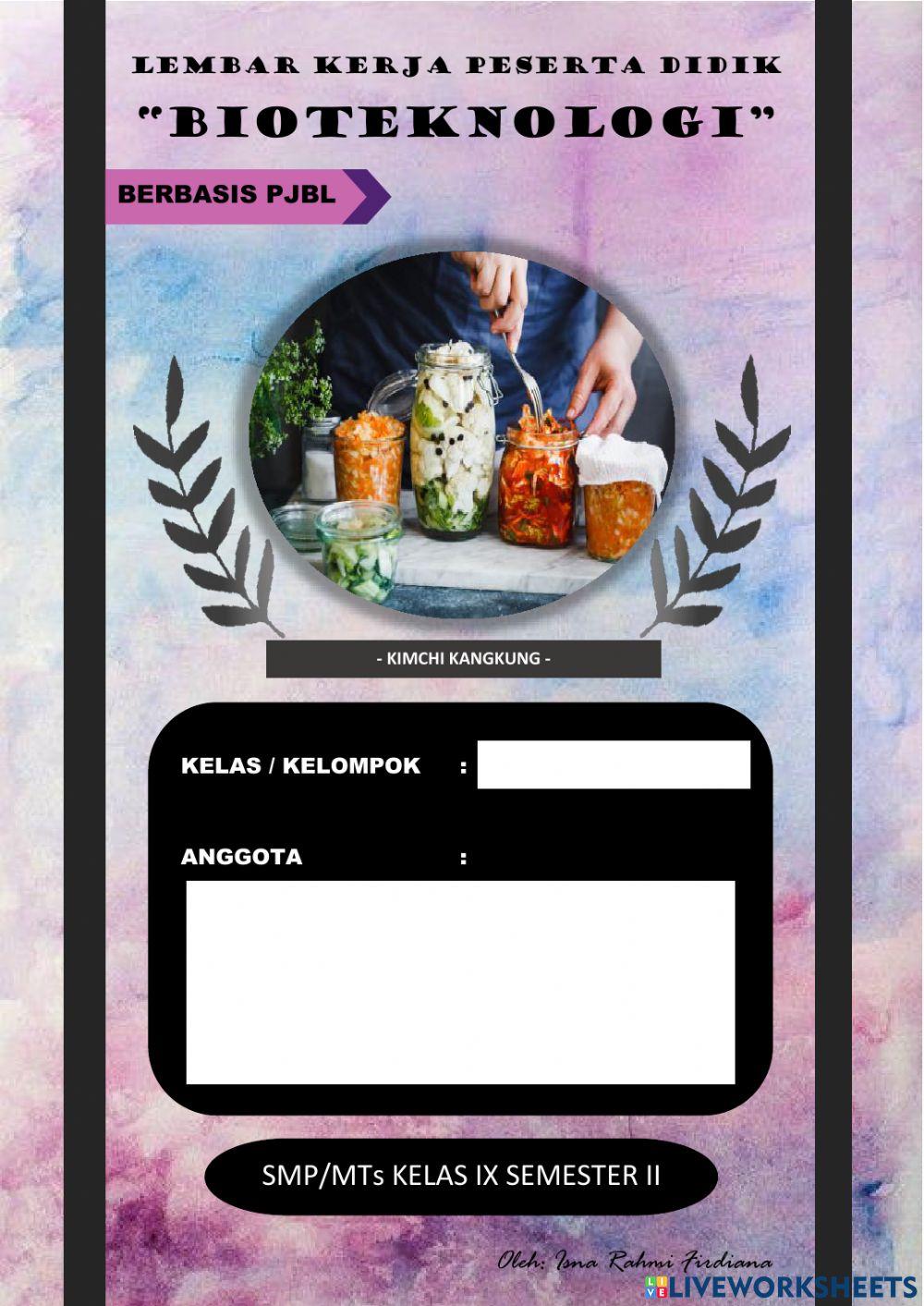 LKPD Bioteknologi konvensional