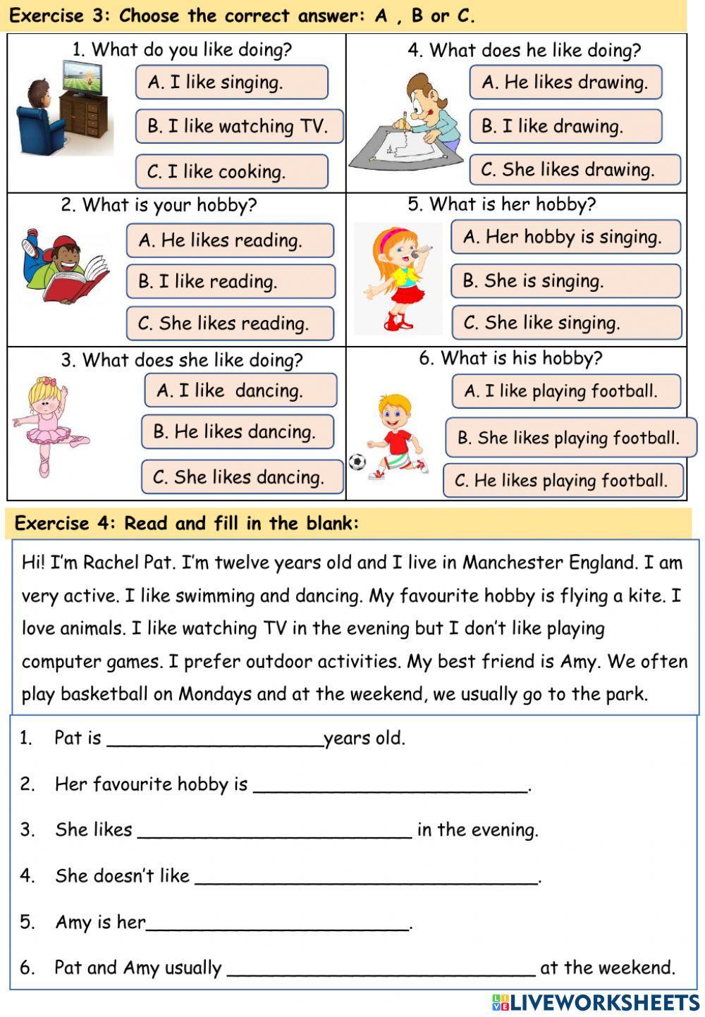 Vi 17- Hobbies- lesson 1