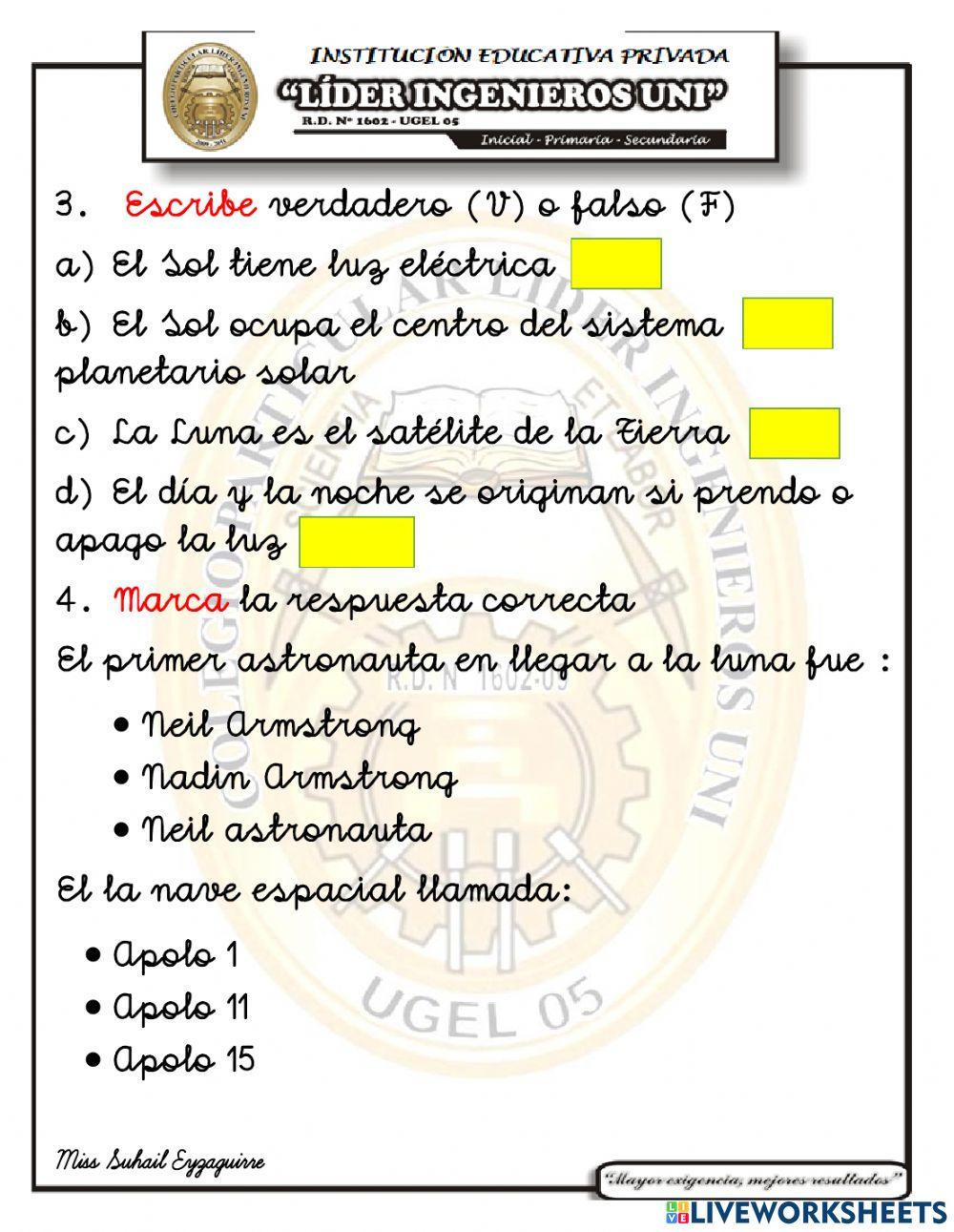Examen final de personal social Examen final de personal social