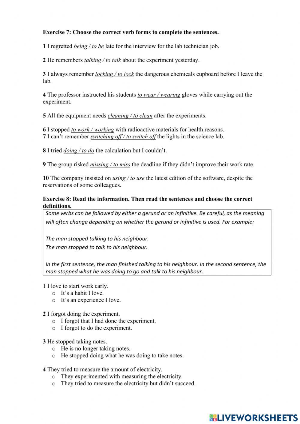 Mindset 3 - Unit 6 - Vocabulary and Grammar Skills Module