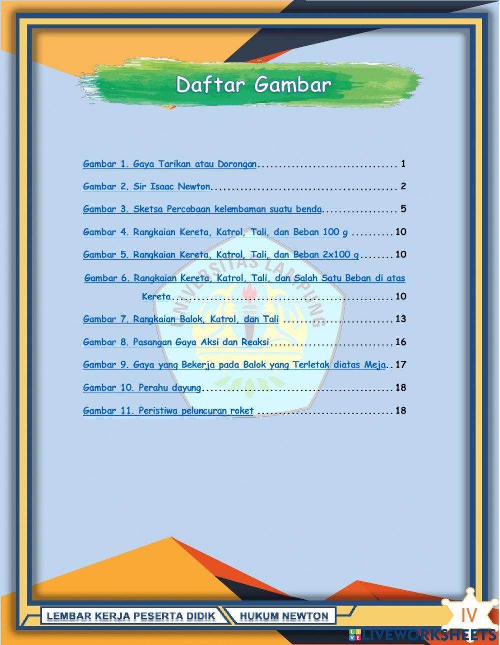 LKPD Hukum 1,2,3 Newton (Bagian 1)