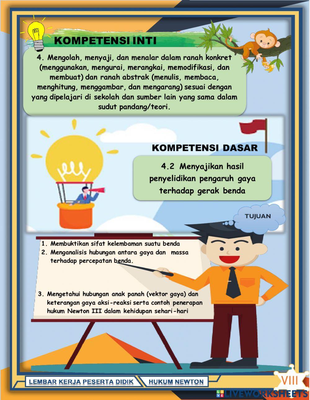 LKPD Hukum 1,2,3 Newton (Bagian 1)