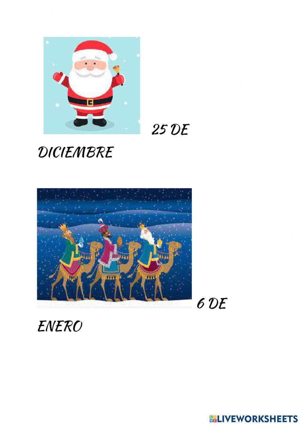 Ficha de navidad