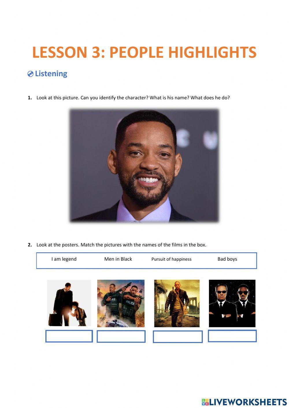 Listening: Will Smith biography