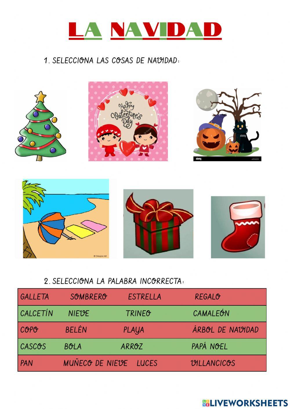 La navidad para niños pequeños