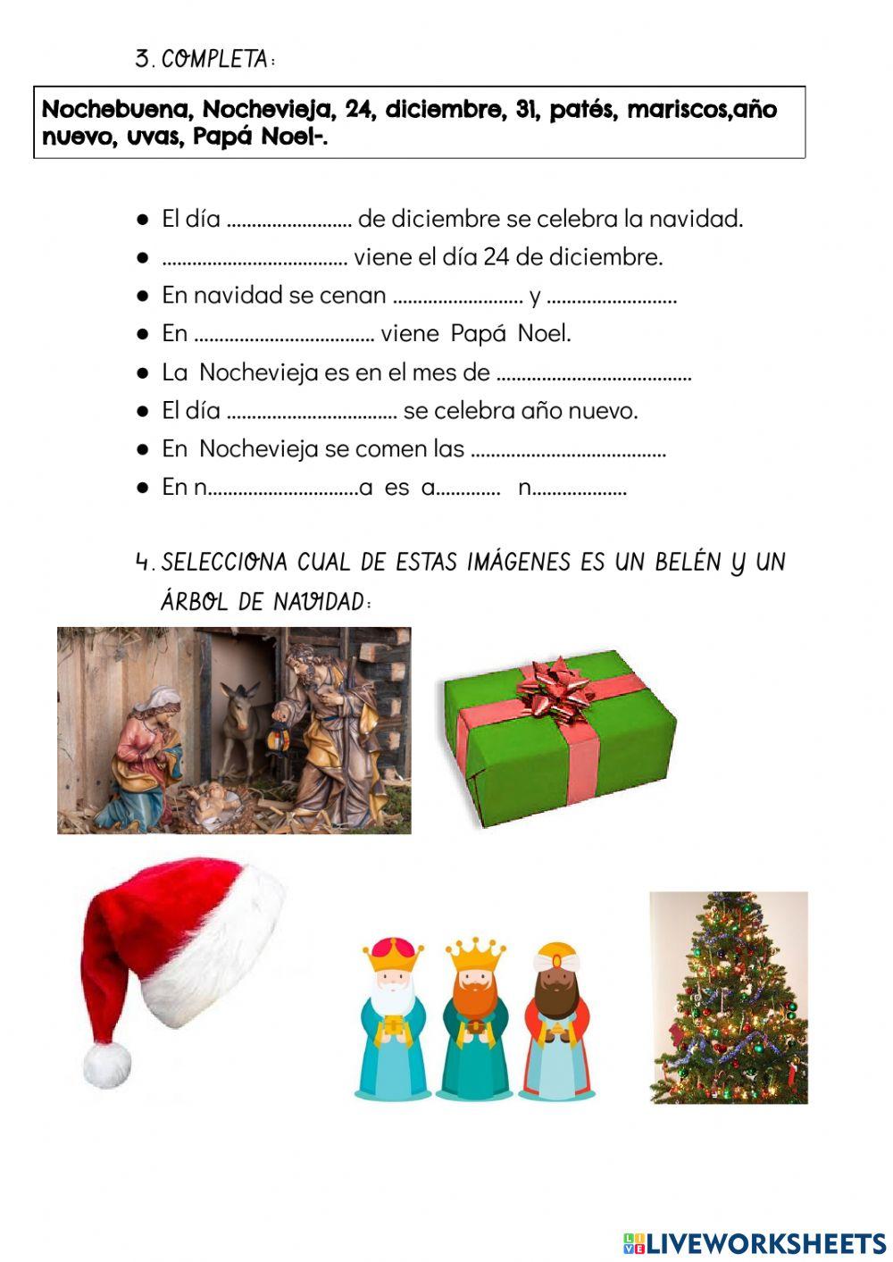 La navidad para niños pequeños