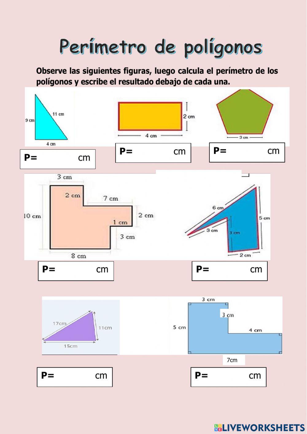 Perímetro de polígonos