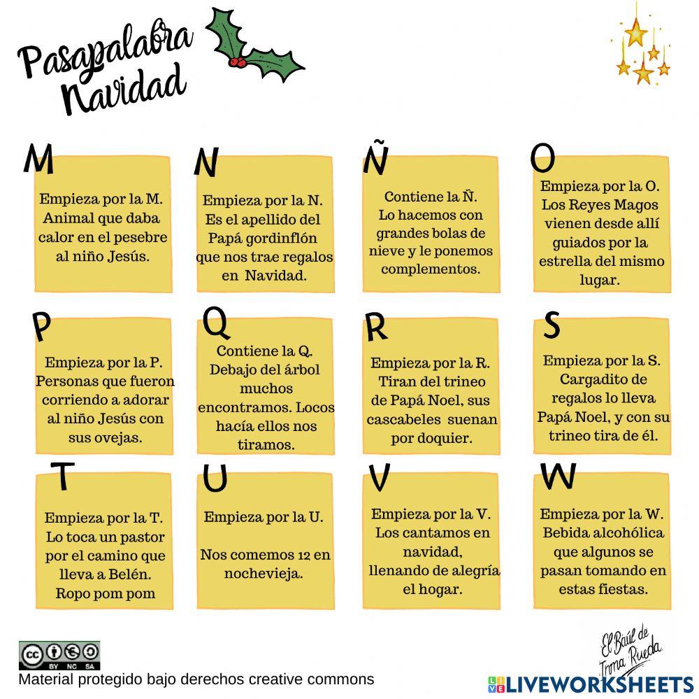 Pasapalabra navideño
