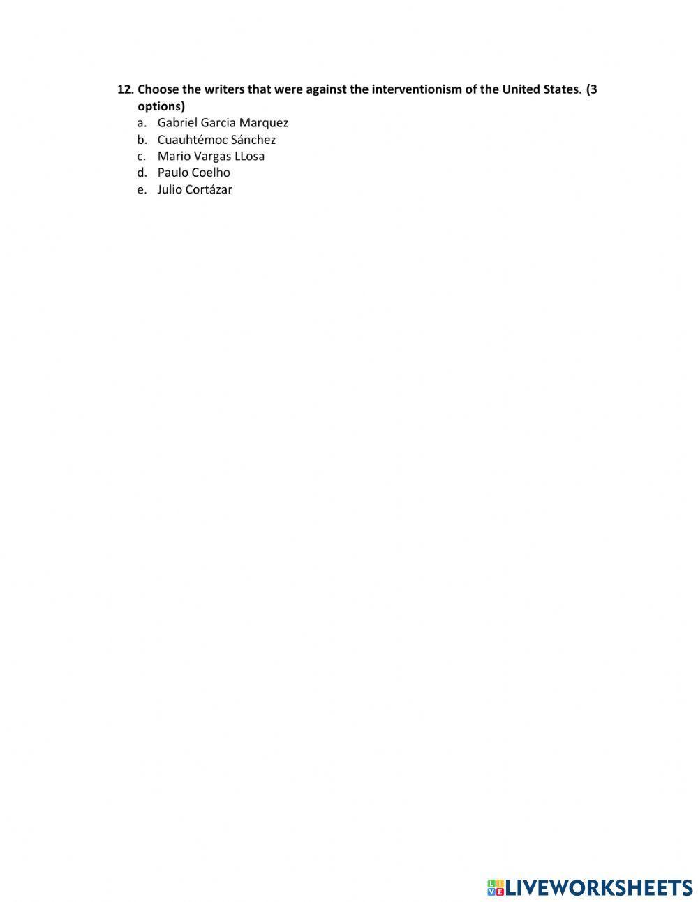 Latin America in the 1969s