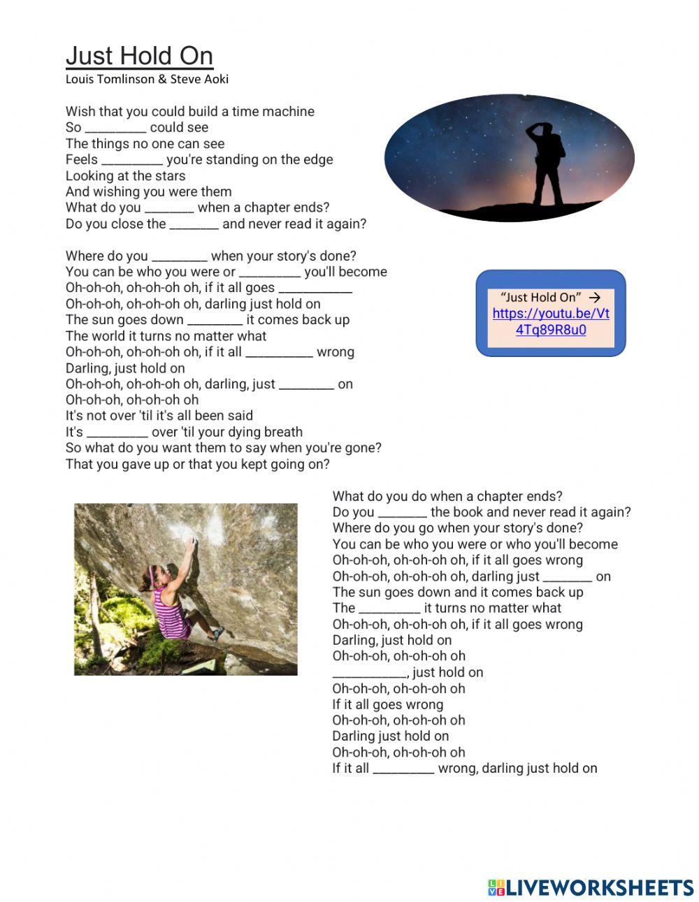 Just Hold On- by Louis & Aoki