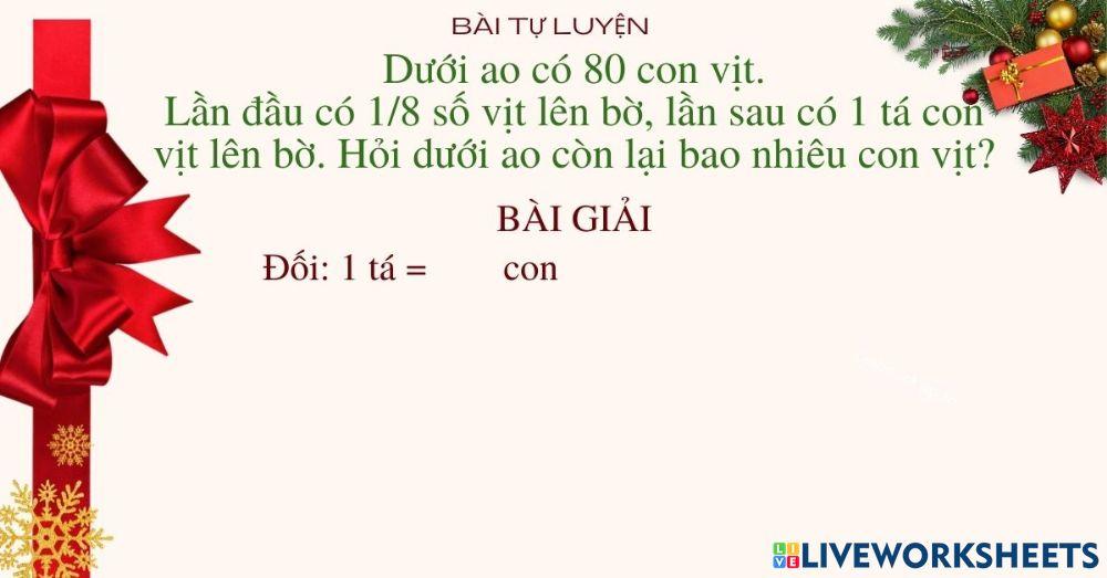 Luyện tập trang 60 Luyện tập trang 60