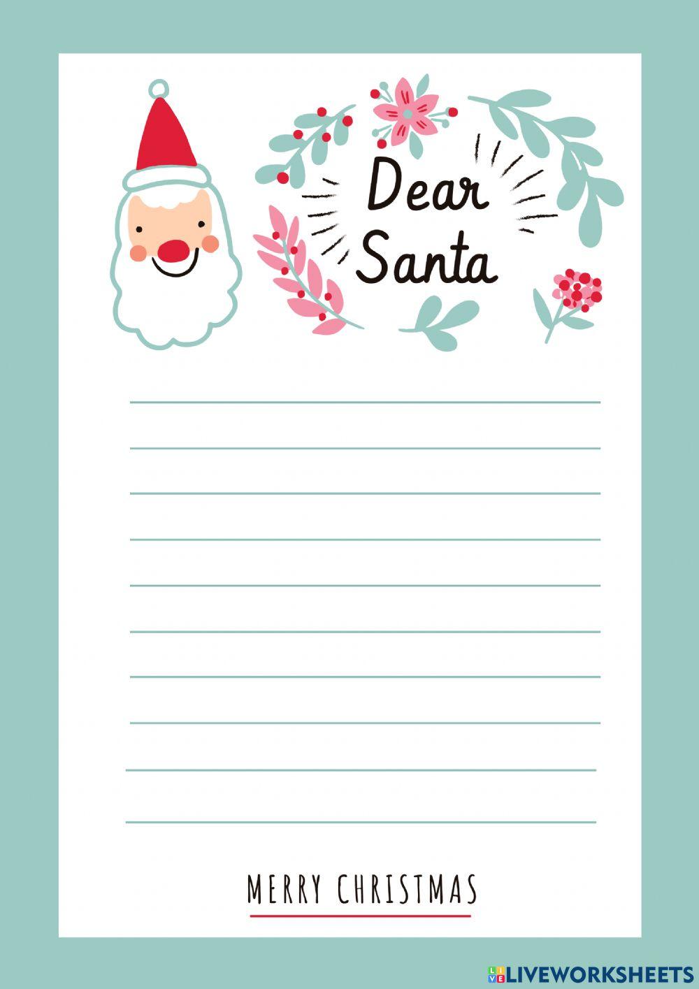 Letter to Santa Claus