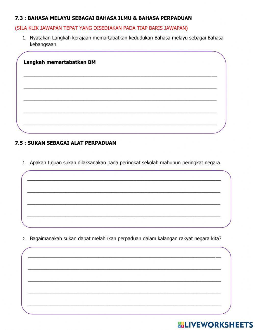 Sejarah ting 5: bab 7 (membina kesejahteraan negara)