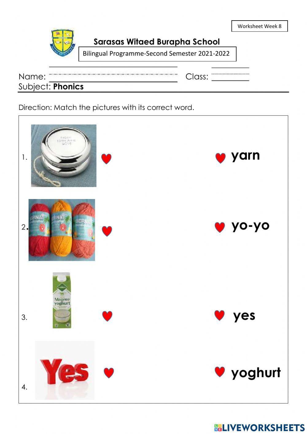 Let's learn the letter Yy