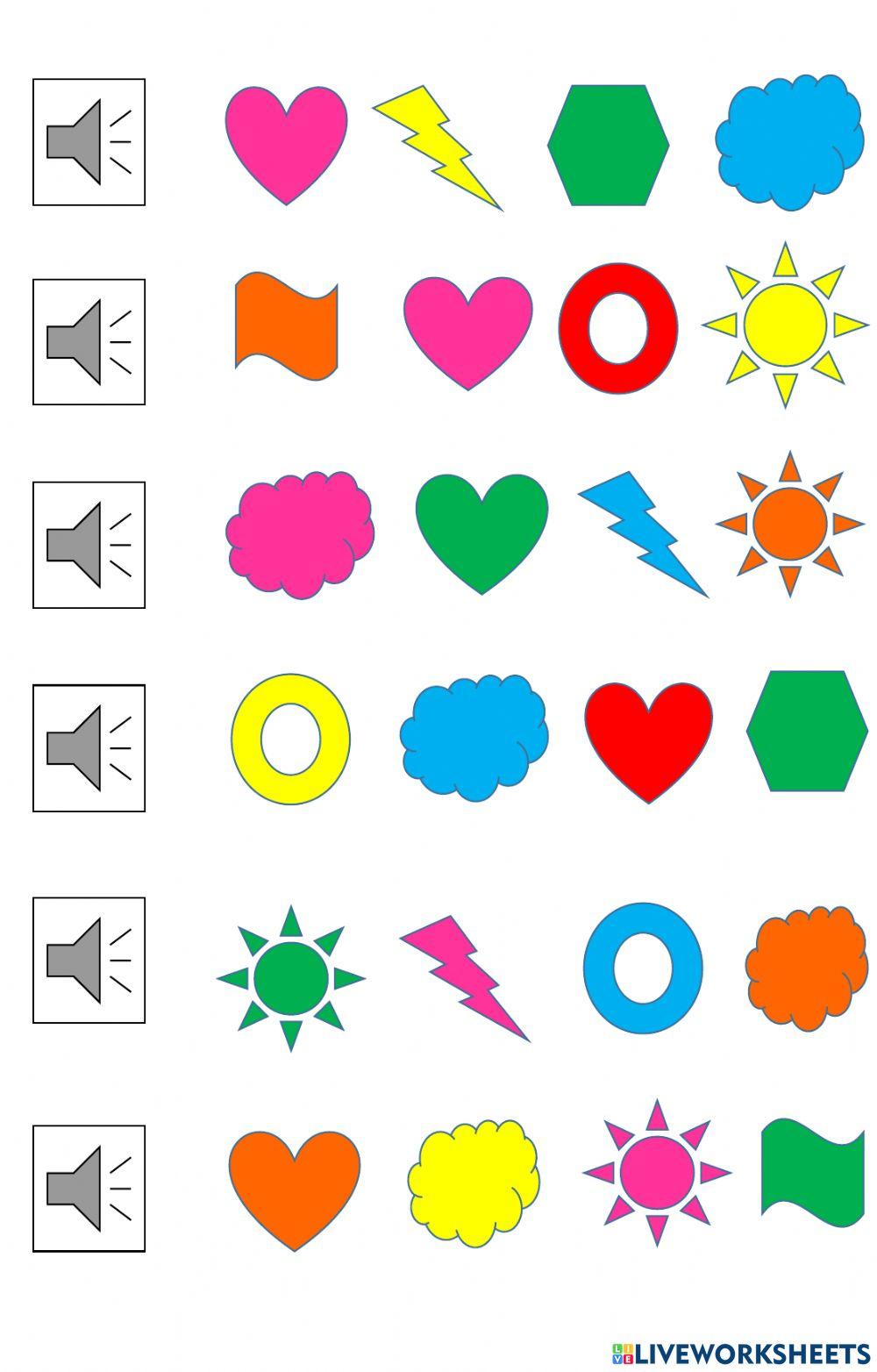 Colors online exercise for 1 Live Worksheets