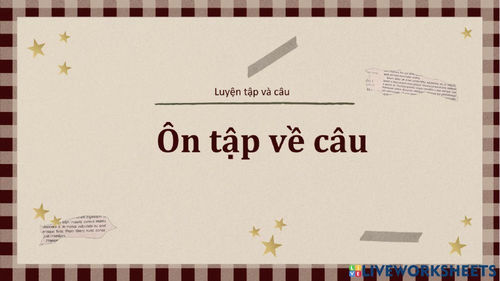 Luyện từ và câu