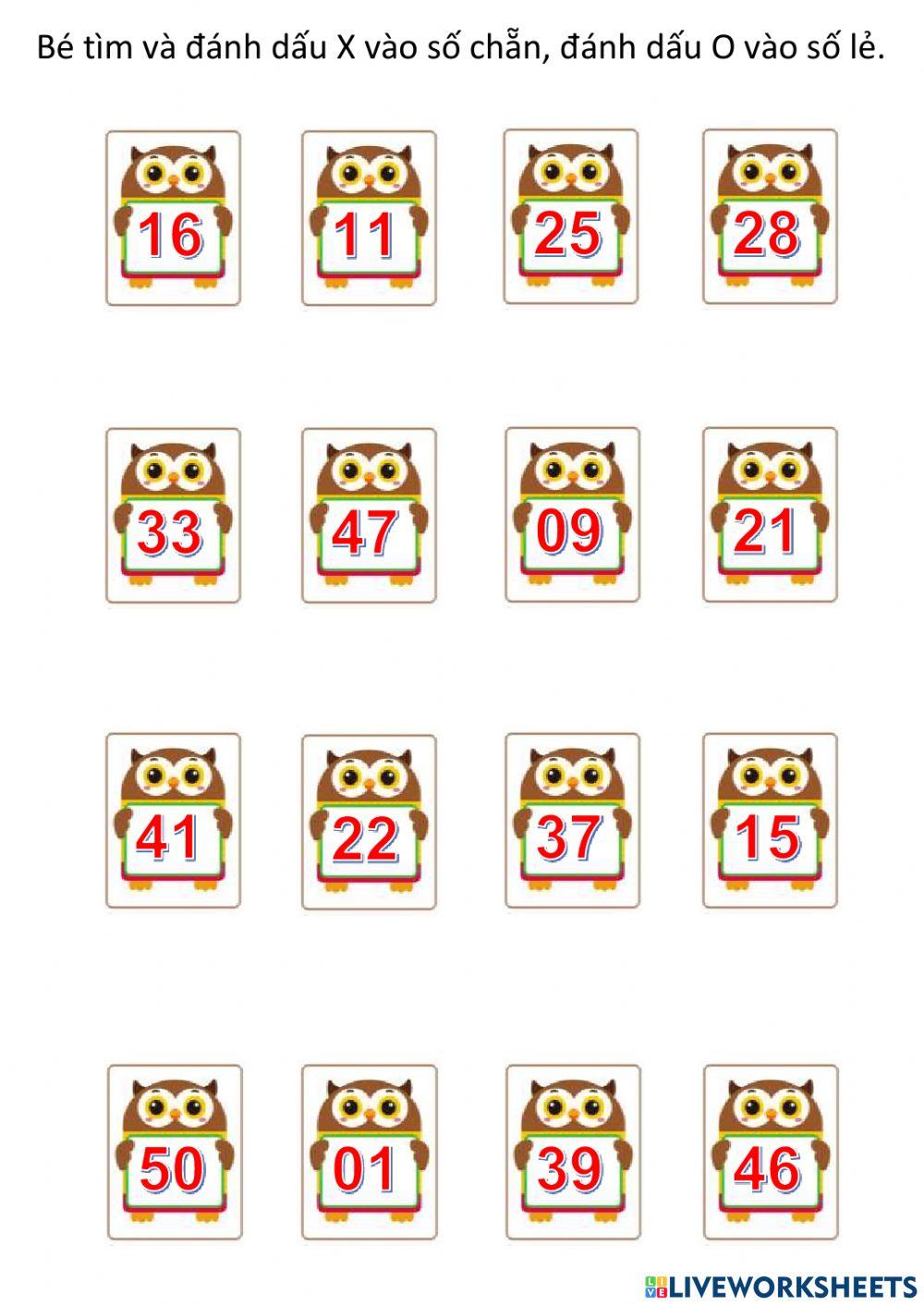 Số chẵn số lẻ