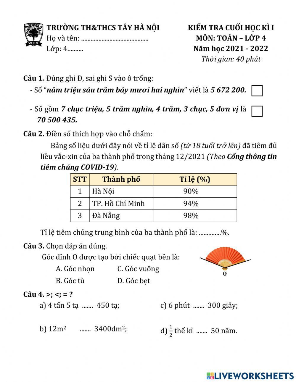 K4 - Kiem tra Toan cuoi ki I (2021-2022)