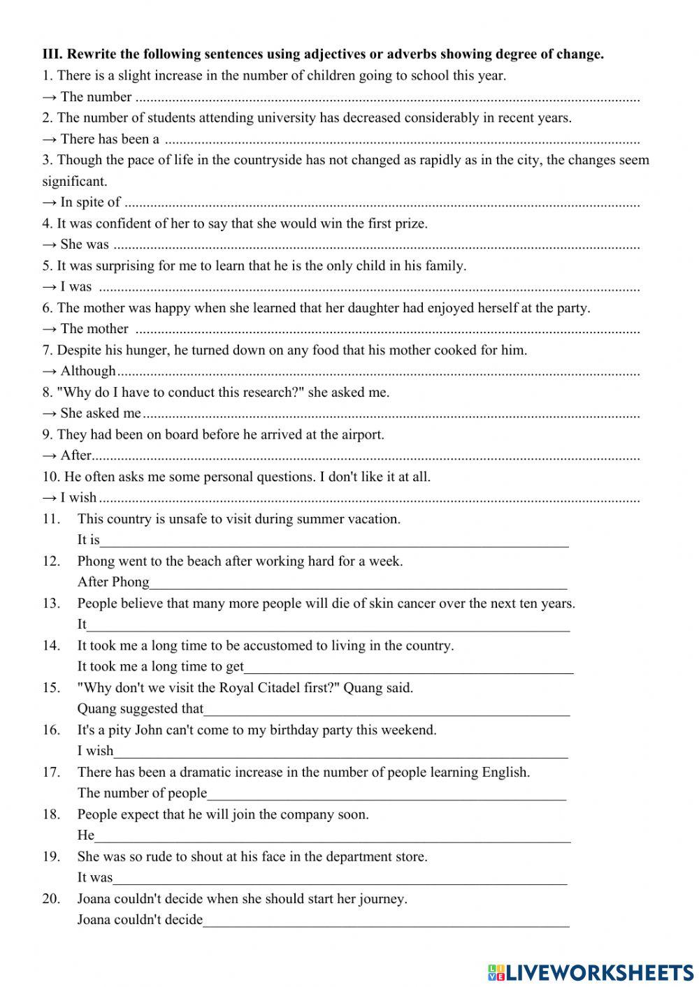 Grade 9- De cuong (part 2)