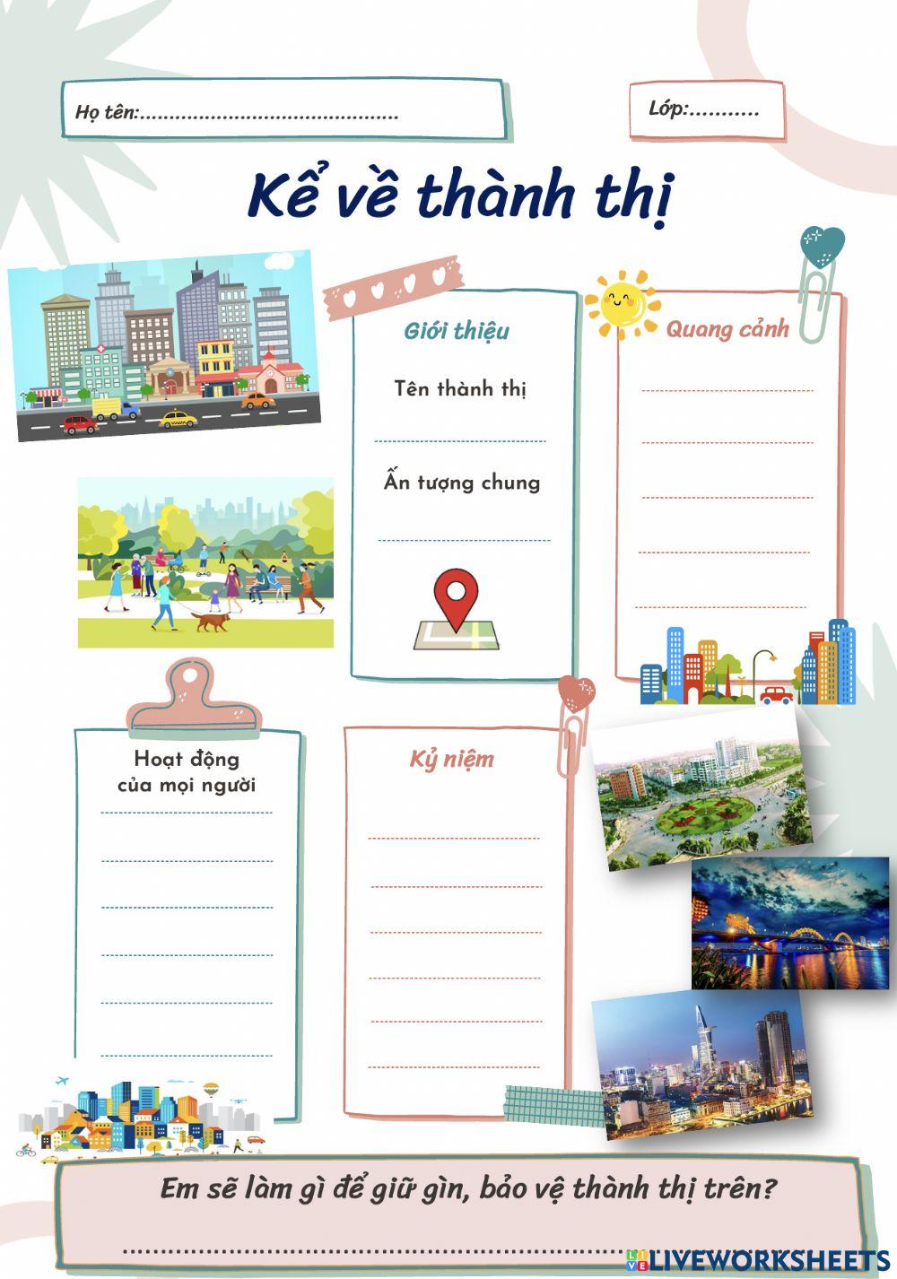 Phiếu chuẩn bị tập làm văn