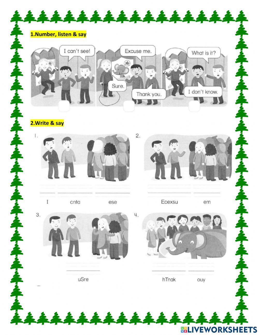 Story time: I Can't See