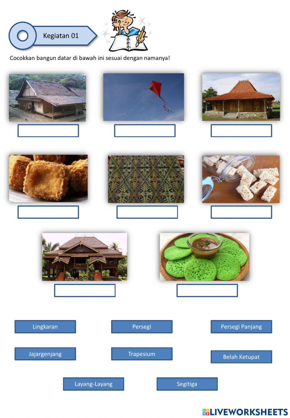 Worksheet Bangun Datar SMP