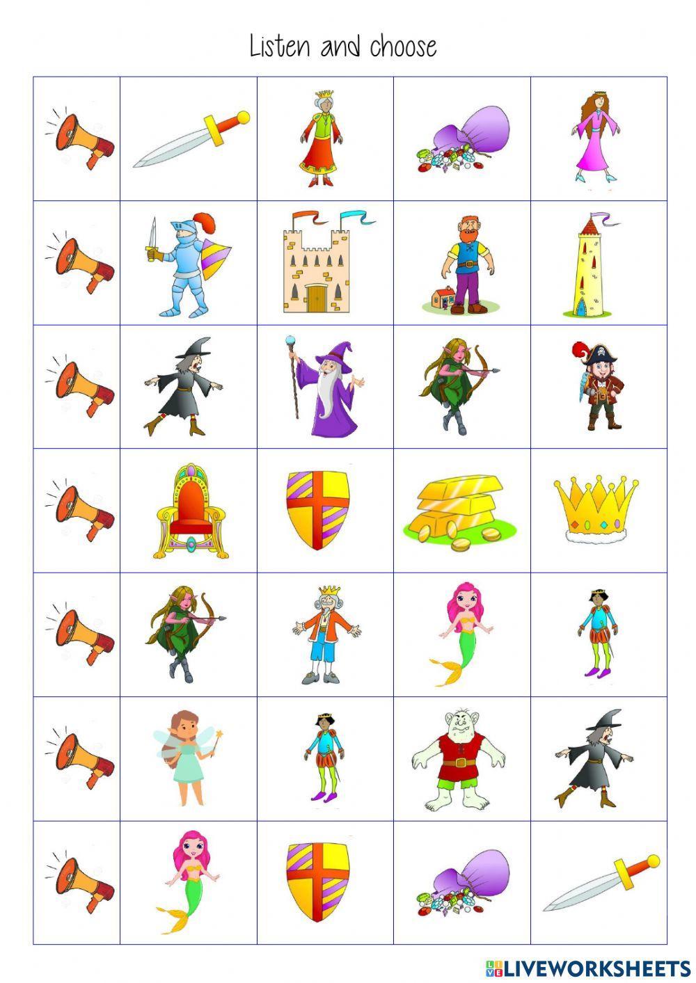 unit 3 listen and choose fairy tales