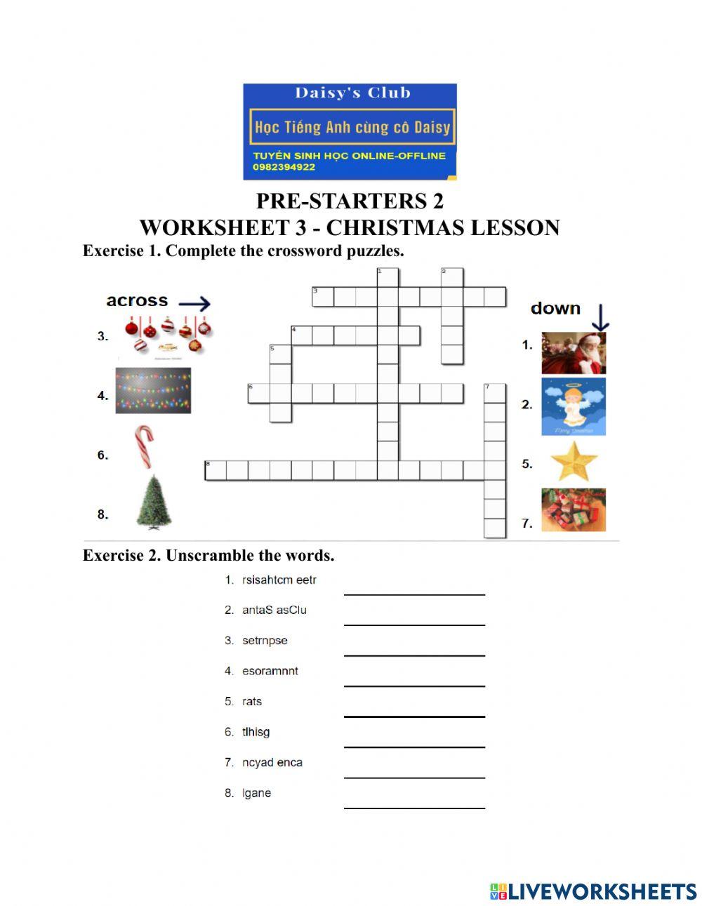 Christmas vocabulary