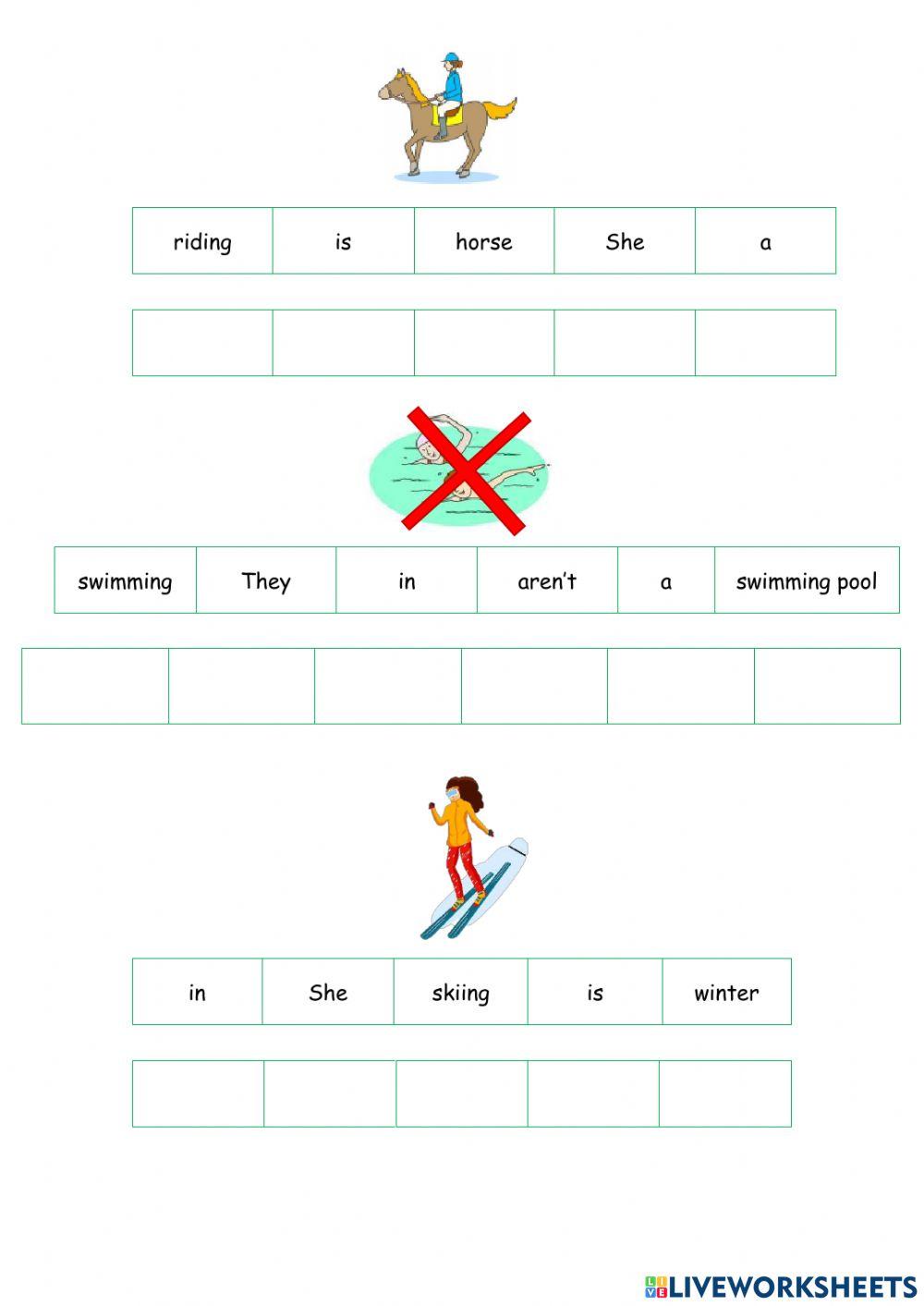 Unit 3 put in order extreme sports
