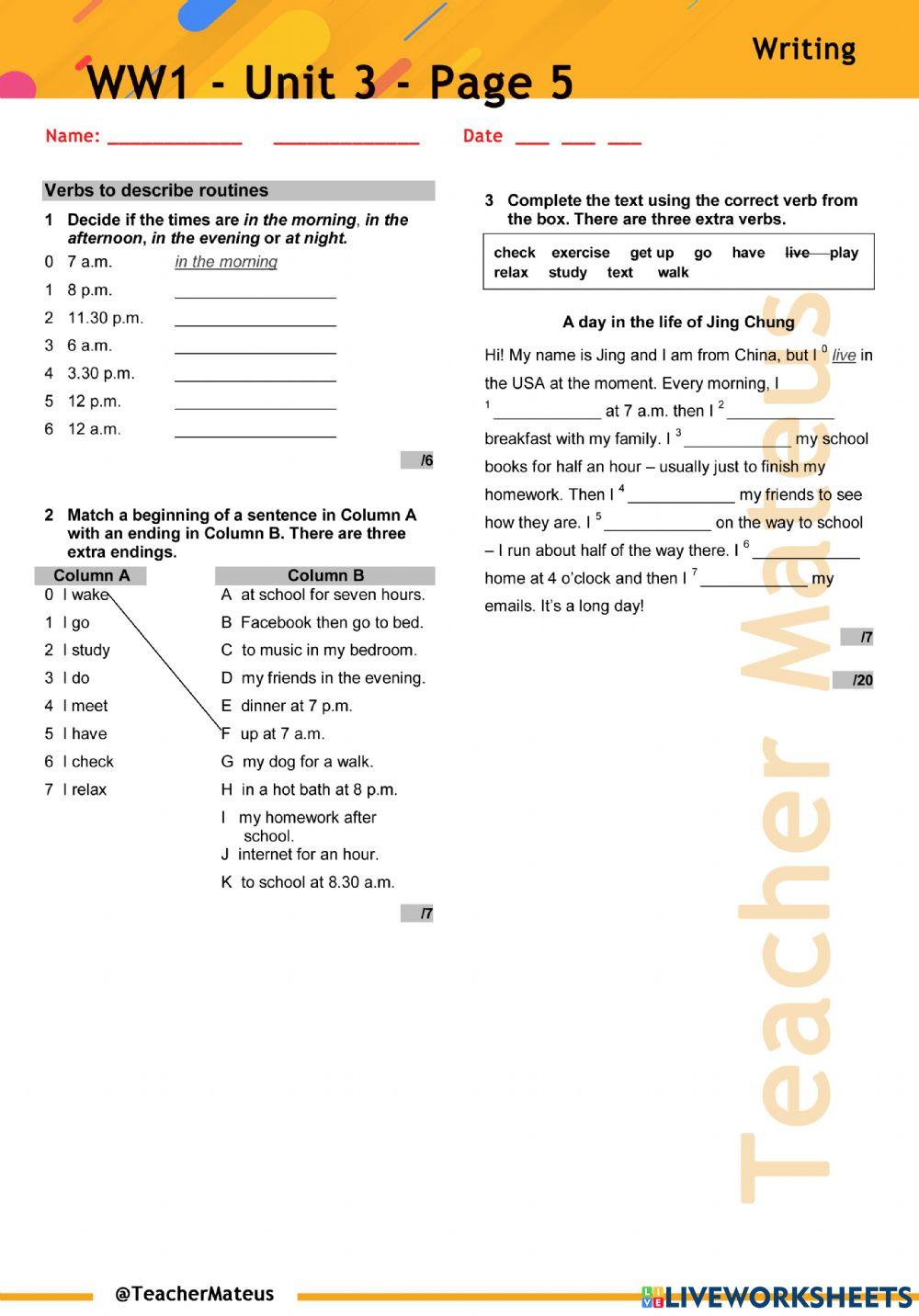 WW1 - Unit 3 - Page 5