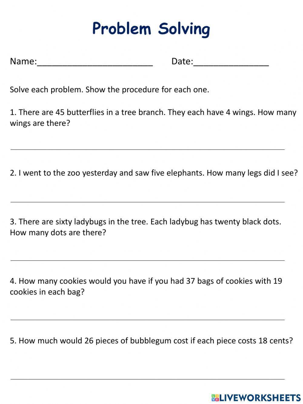 1750818 problem solving nancy pe a liveworksheets