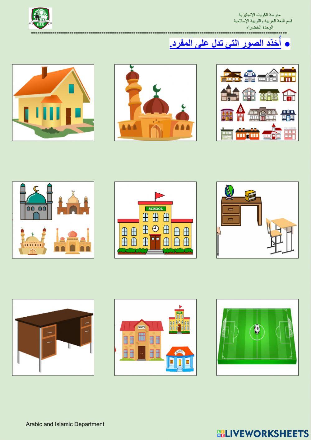 المفرد والجمع