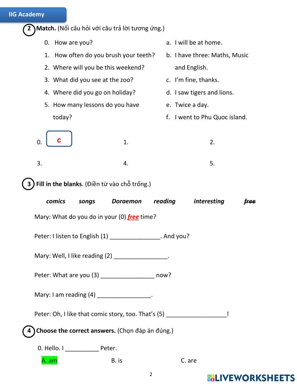 IIG-Grade 5-Worksheet 16